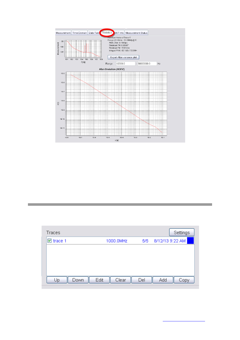 4 the traces window | BNC 7000 Series User Manual User Manual | Page 29 / 54