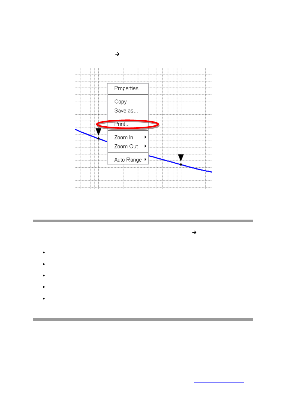 1 print, save and copy traces, 7 saving traces | BNC 7000 Series User Manual User Manual | Page 35 / 54