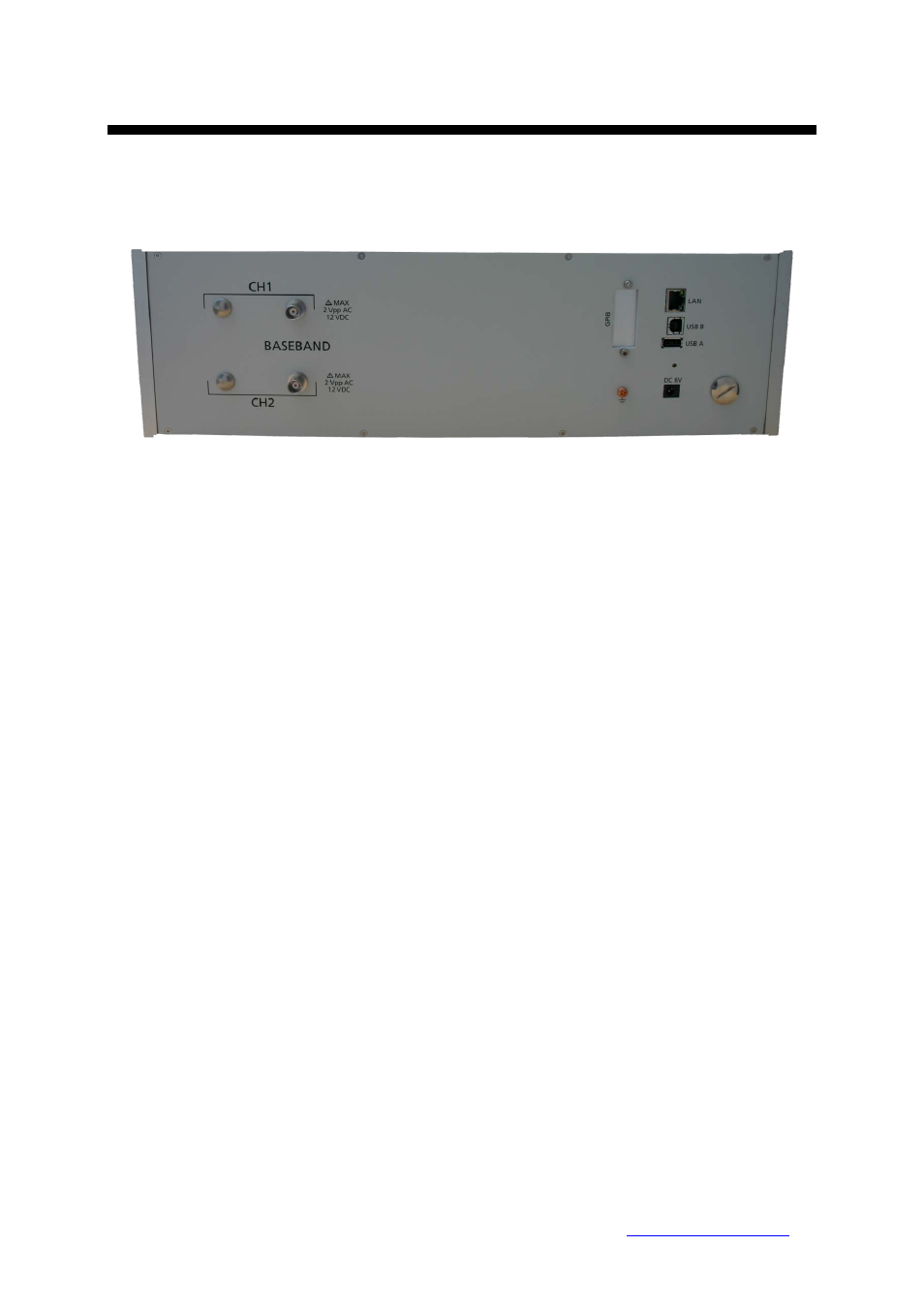 4 rear panel connections | BNC 7000 Series User Manual User Manual | Page 8 / 54