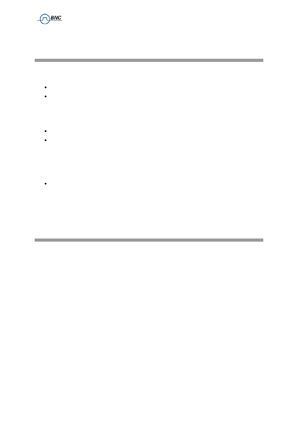 6 troubleshooting the lan interconnection, 7 shutting down the benchtop microwave source, Troubleshooting the lan interconnection | Shutting down the benchtop microwave source | BNC 835 User Manual User Manual | Page 12 / 54