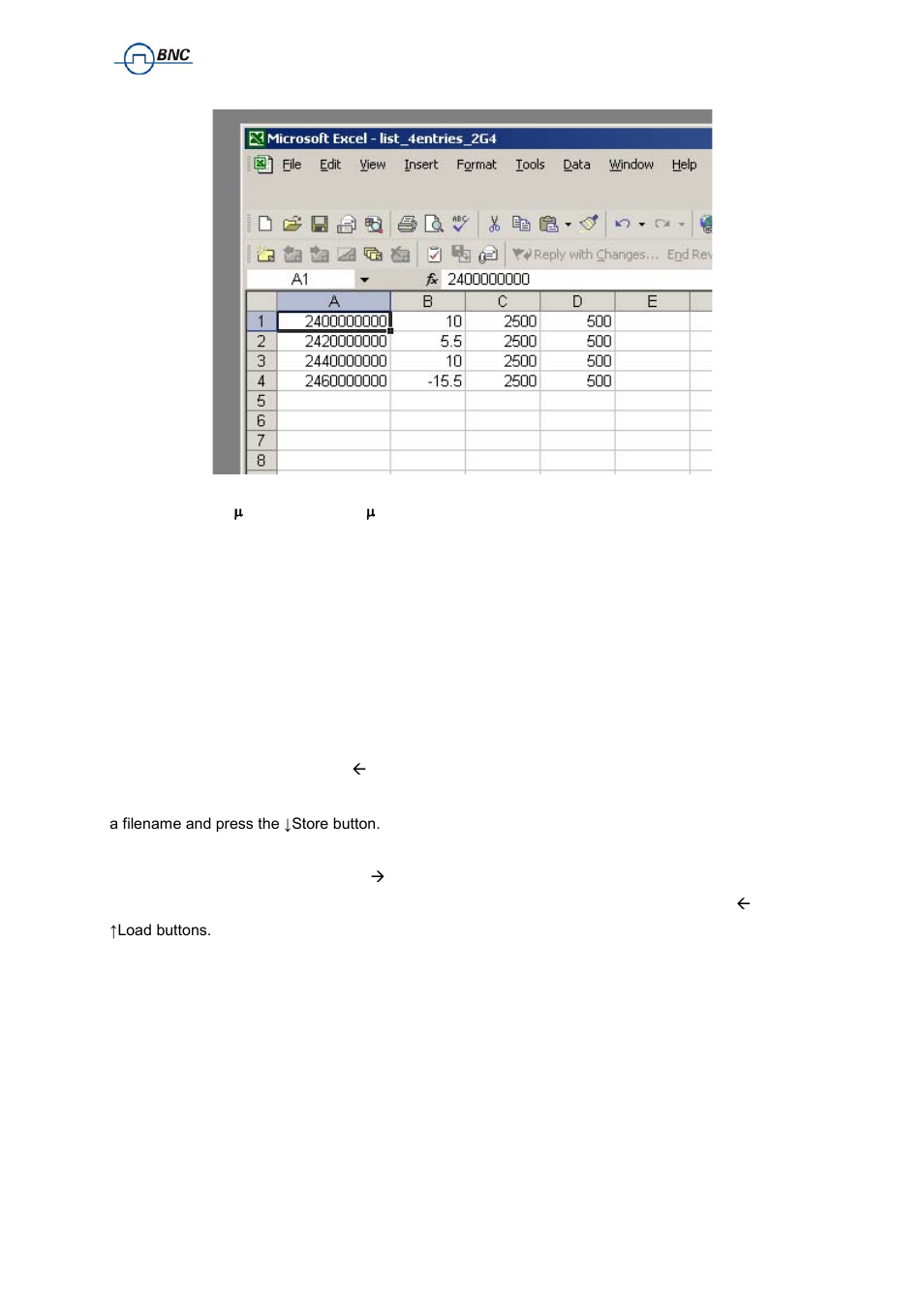 2 list sweep editor, Figure 3-i | BNC 835 User Manual User Manual | Page 23 / 54