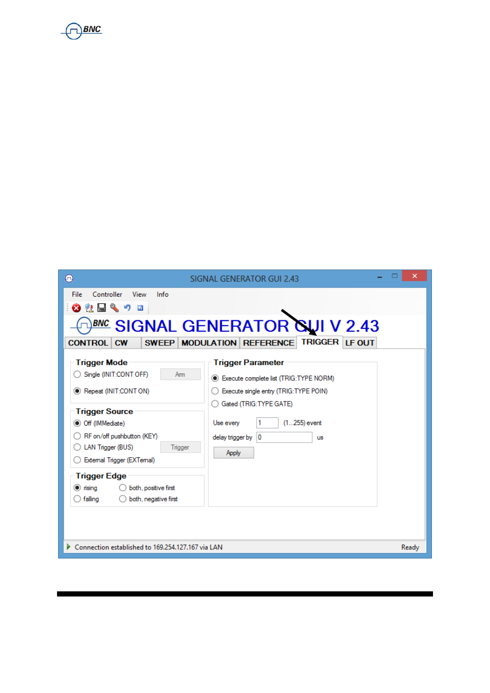 10 lf out control, Ontrol, Figure 3-q | BNC 835 User Manual User Manual | Page 31 / 54
