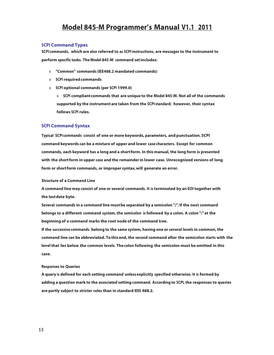 BNC 845-M User Manual | Page 13 / 52