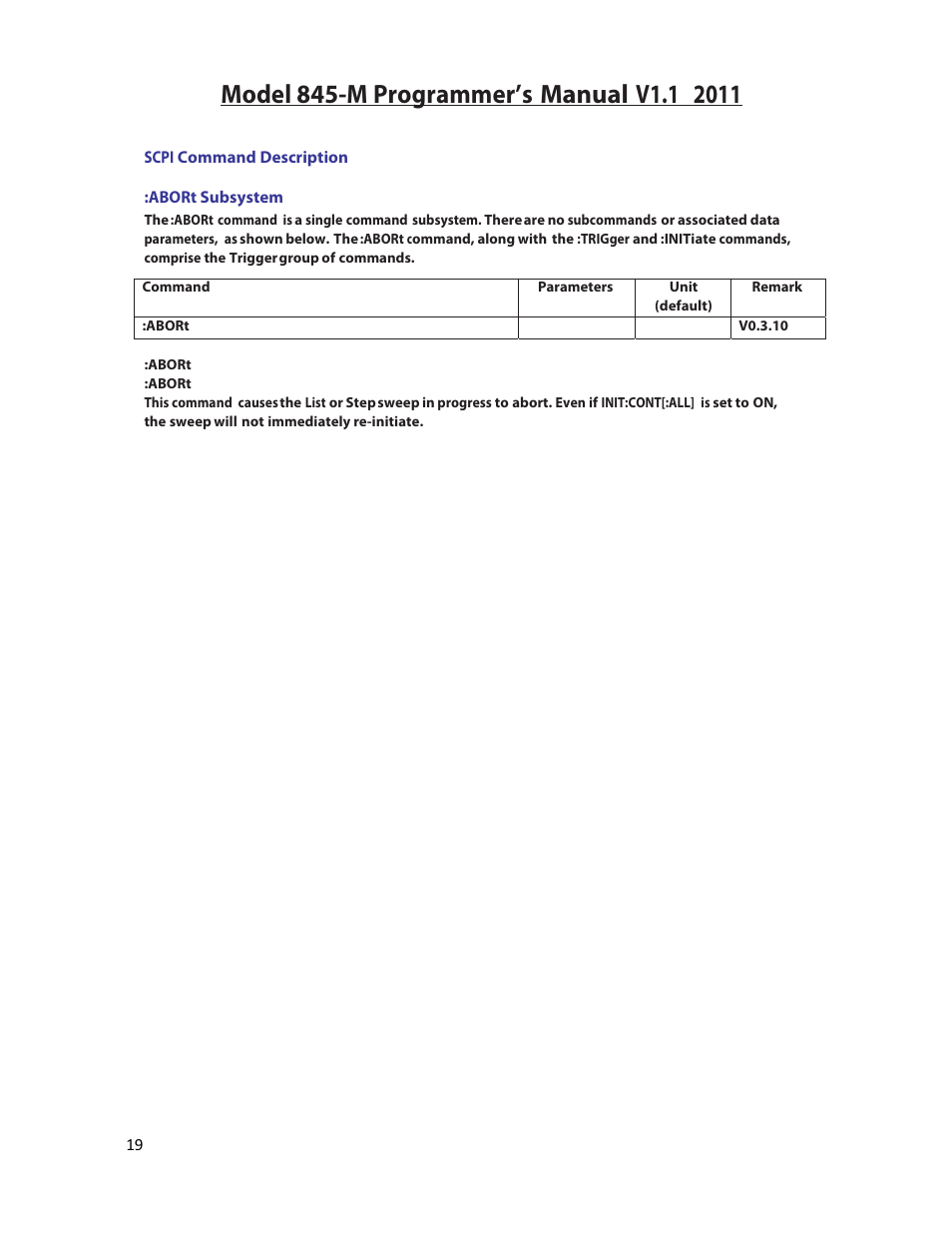 BNC 845-M User Manual | Page 19 / 52