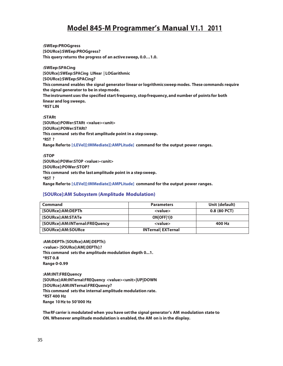 BNC 845-M User Manual | Page 35 / 52