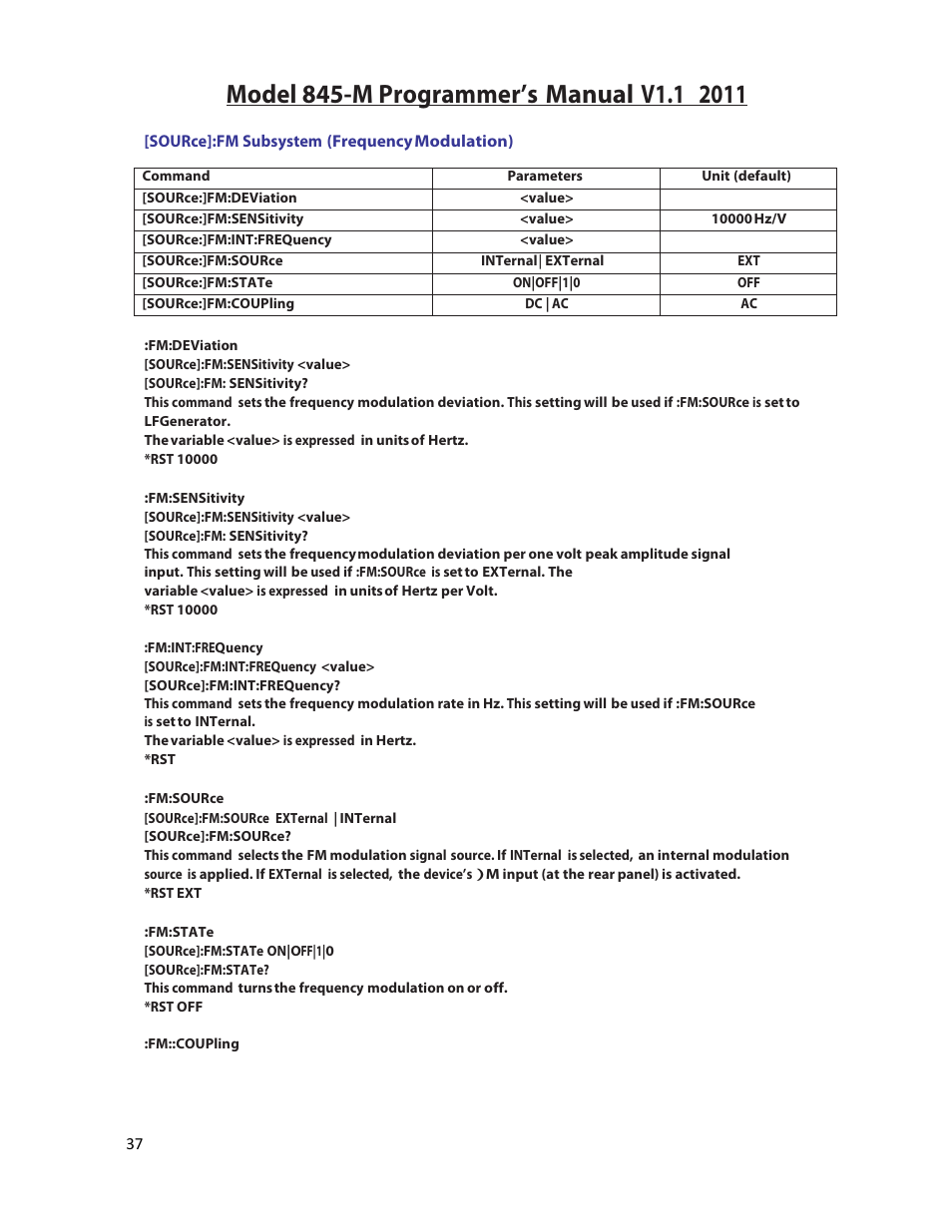 BNC 845-M User Manual | Page 37 / 52