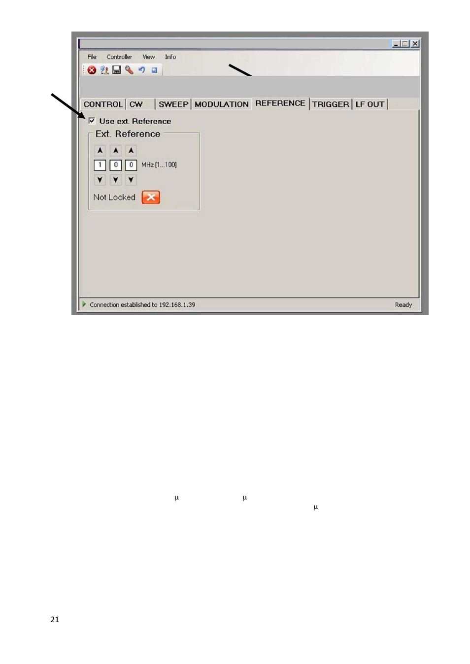 Using the trigger options (figure 14) | BNC 835-3 User Manual User Manual | Page 21 / 42