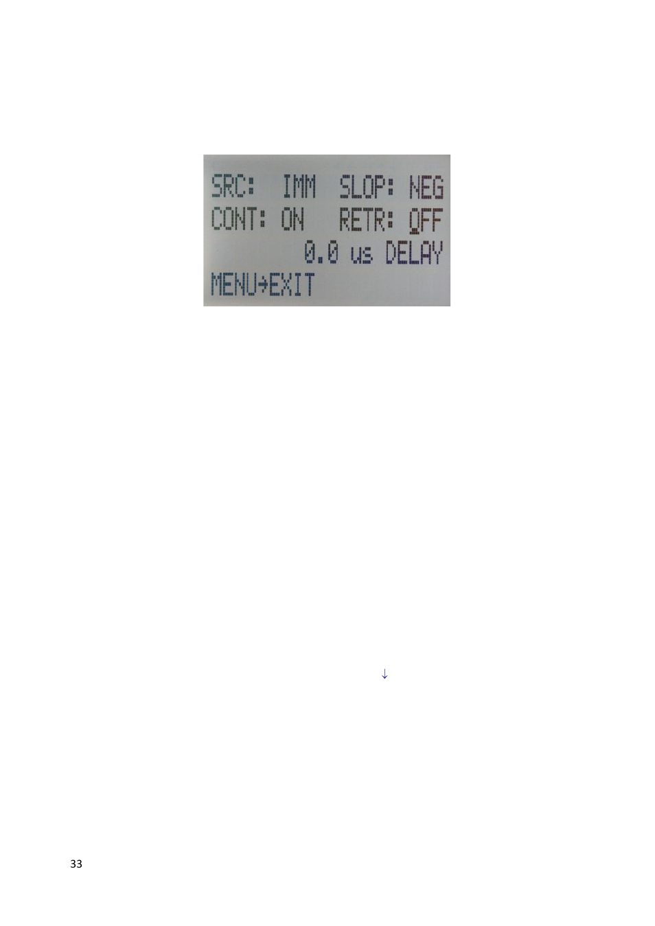 Lf output submenu | BNC 835-3 User Manual User Manual | Page 33 / 42