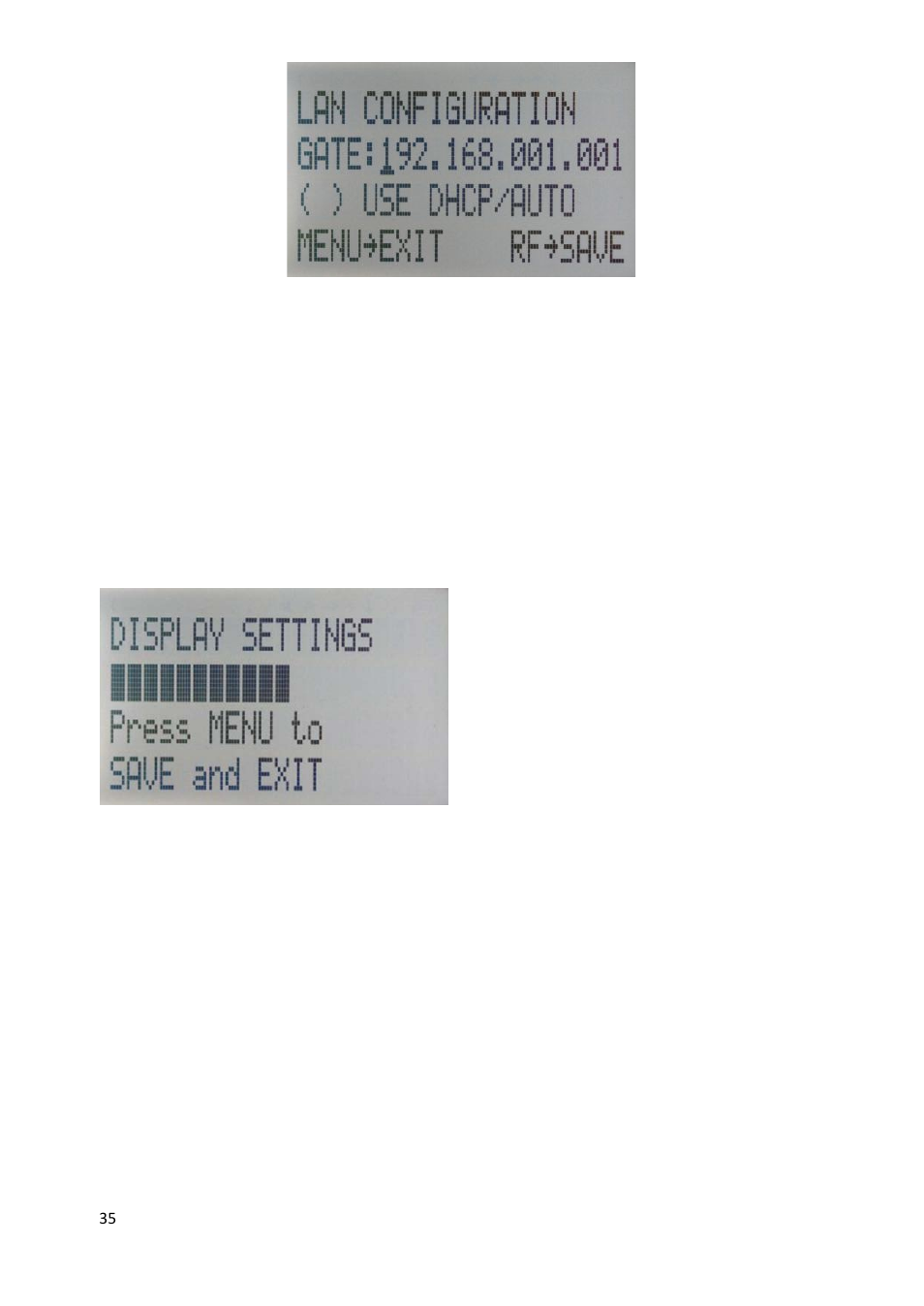 Programming the 835-3, Display settings submenu | BNC 835-3 User Manual User Manual | Page 35 / 42