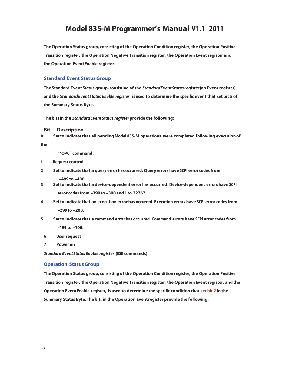 BNC 835-M User Manual | Page 17 / 52