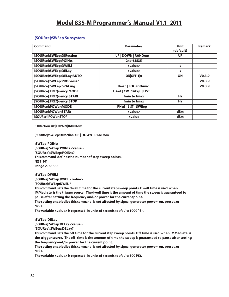 BNC 835-M User Manual | Page 34 / 52