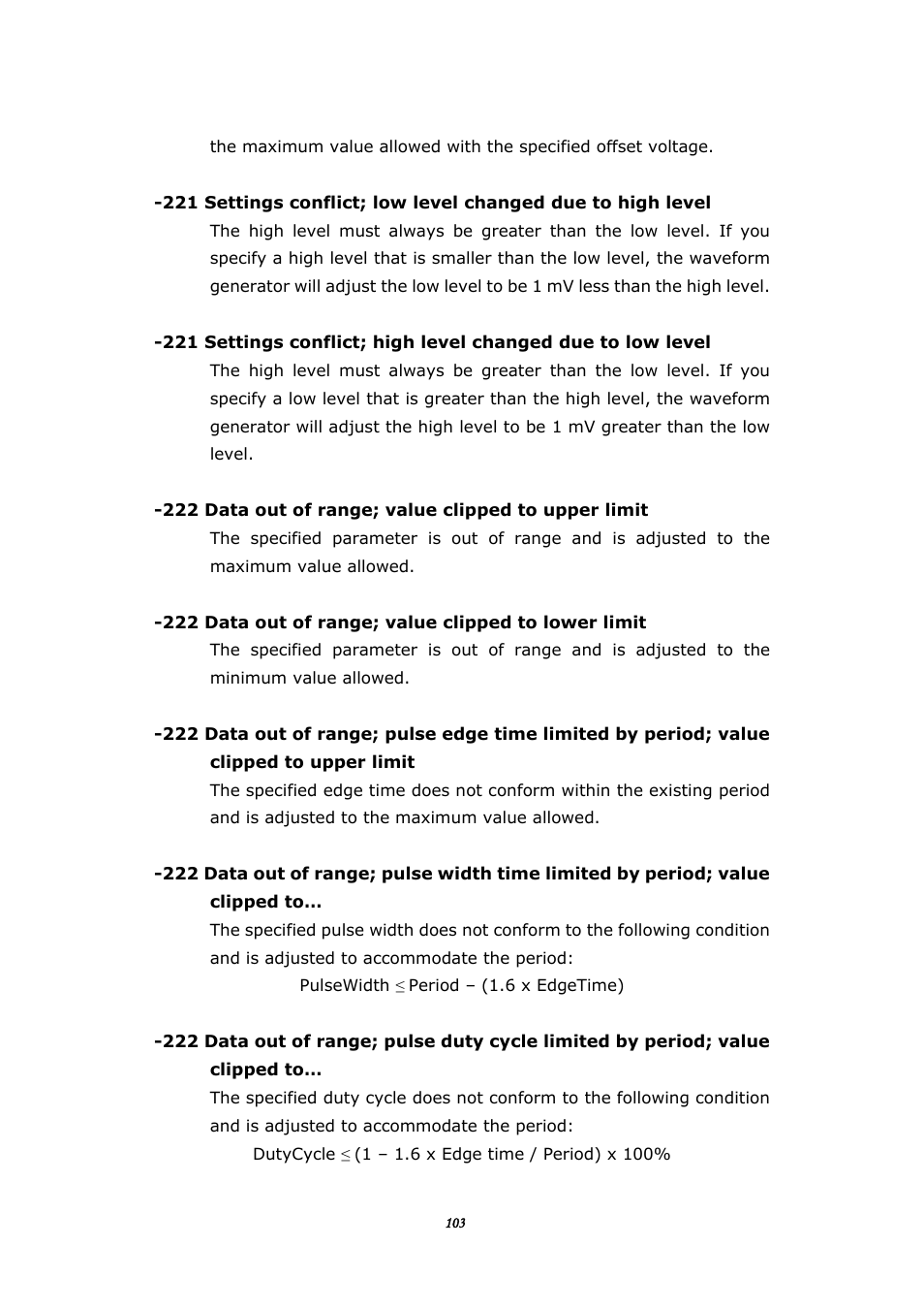 BNC 645 User Manual | Page 103 / 190