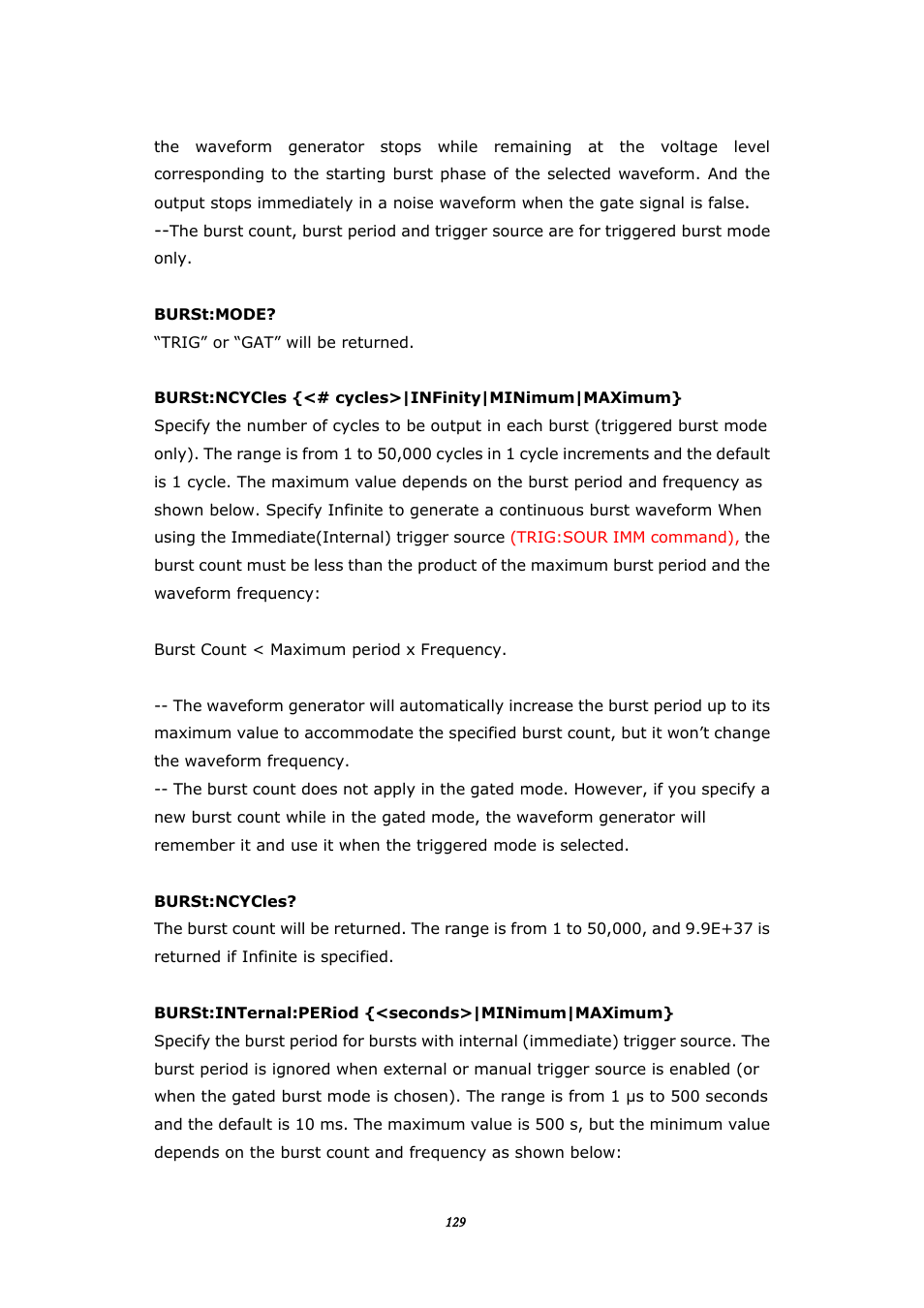 BNC 645 User Manual | Page 129 / 190