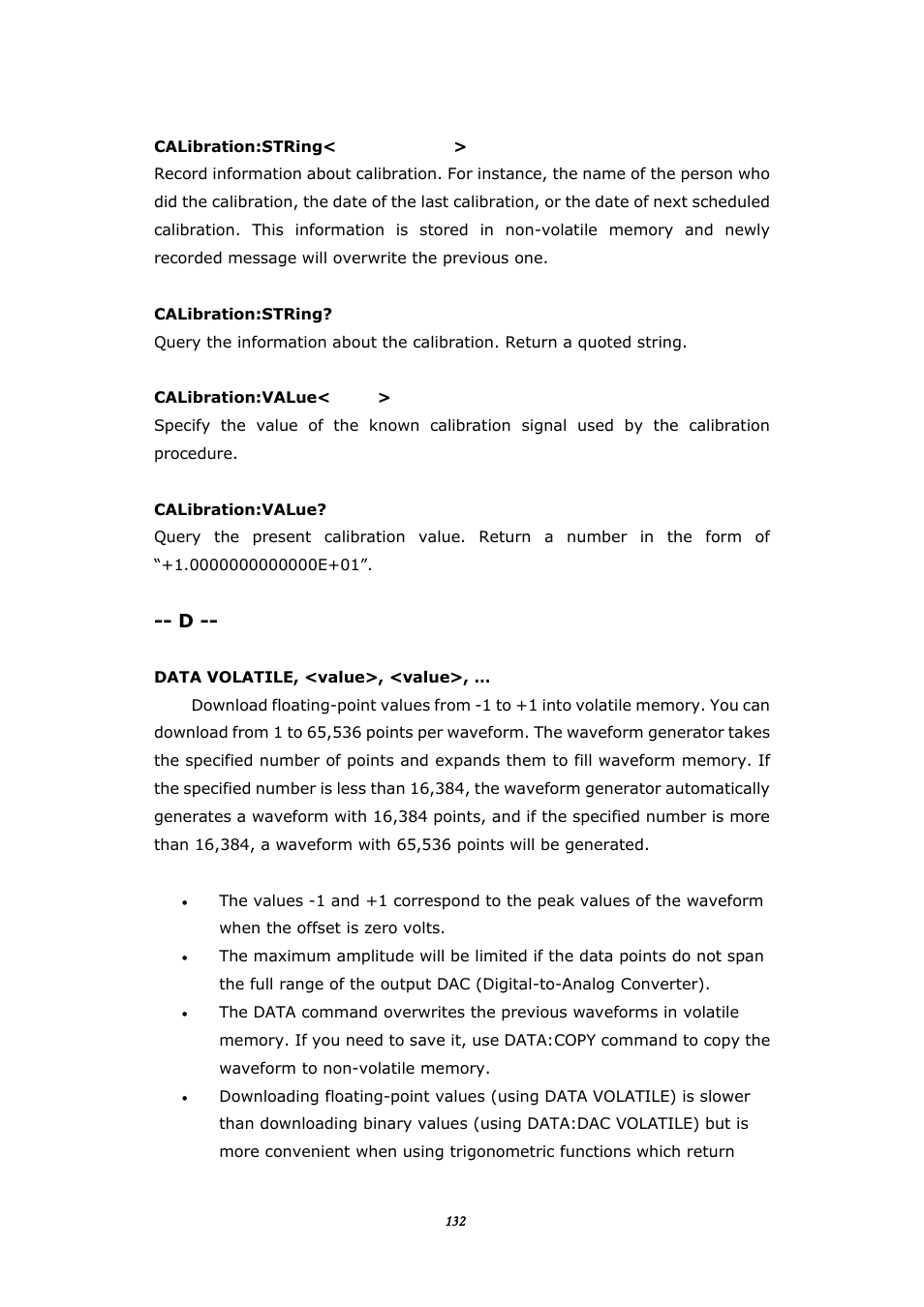 BNC 645 User Manual | Page 132 / 190