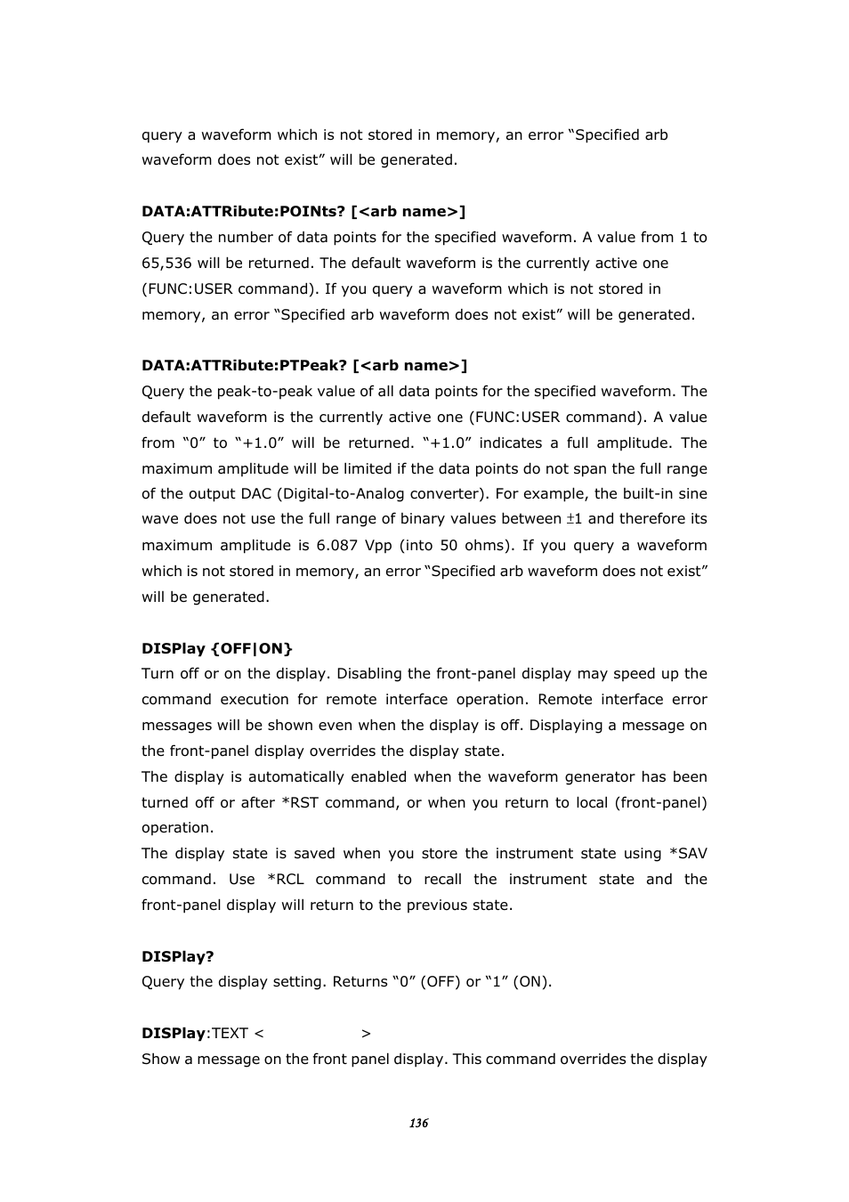 BNC 645 User Manual | Page 136 / 190