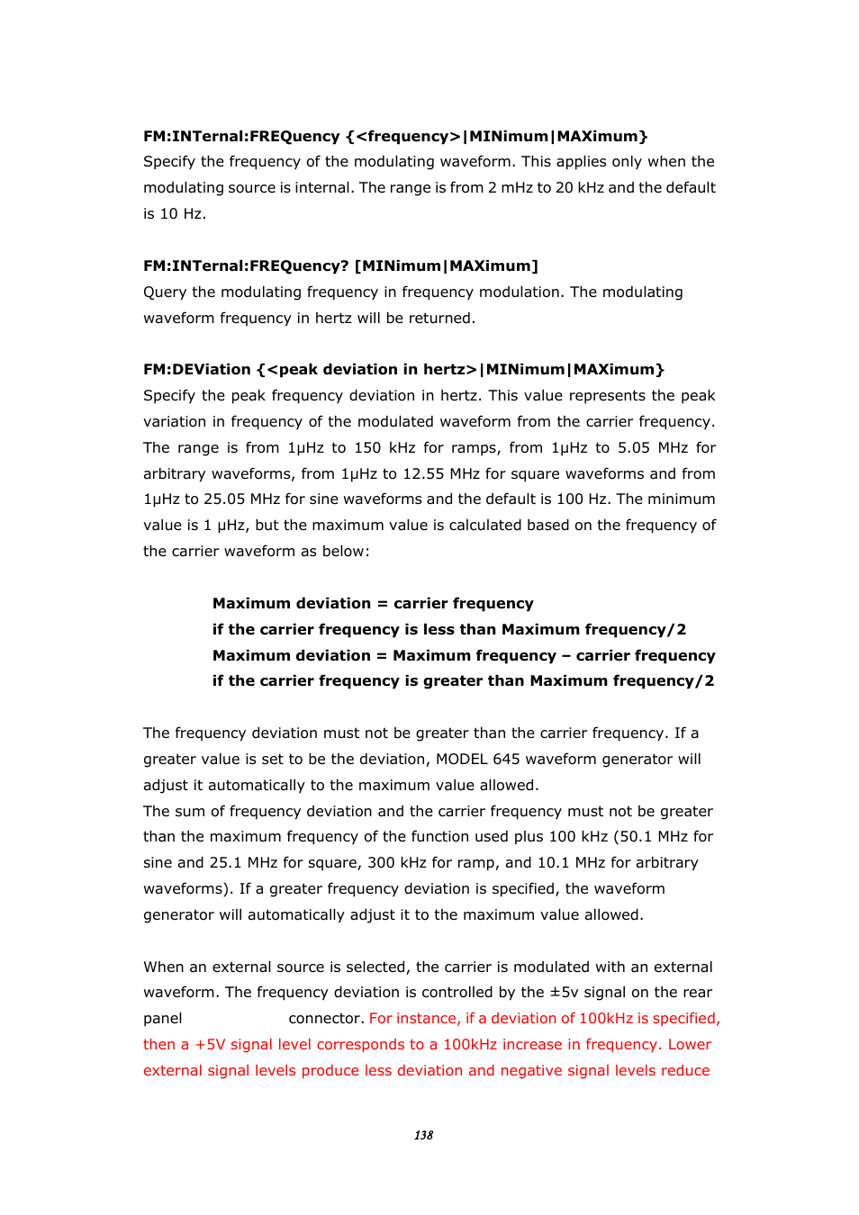 BNC 645 User Manual | Page 138 / 190