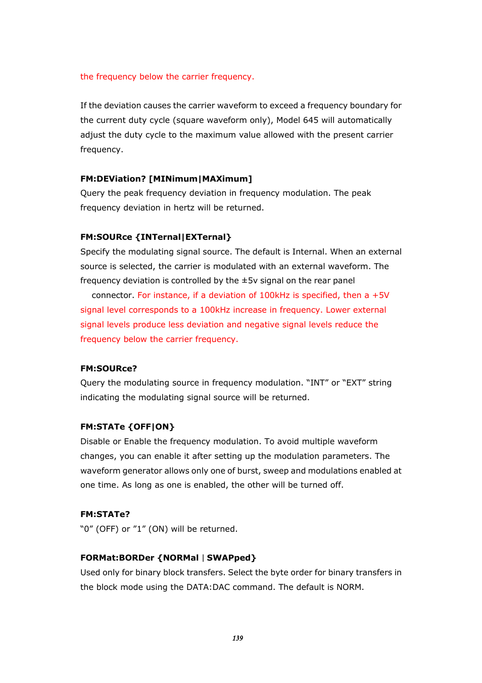 BNC 645 User Manual | Page 139 / 190