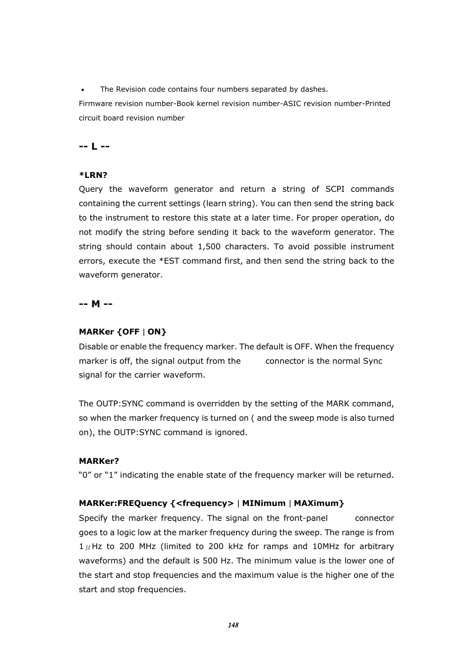 BNC 645 User Manual | Page 148 / 190