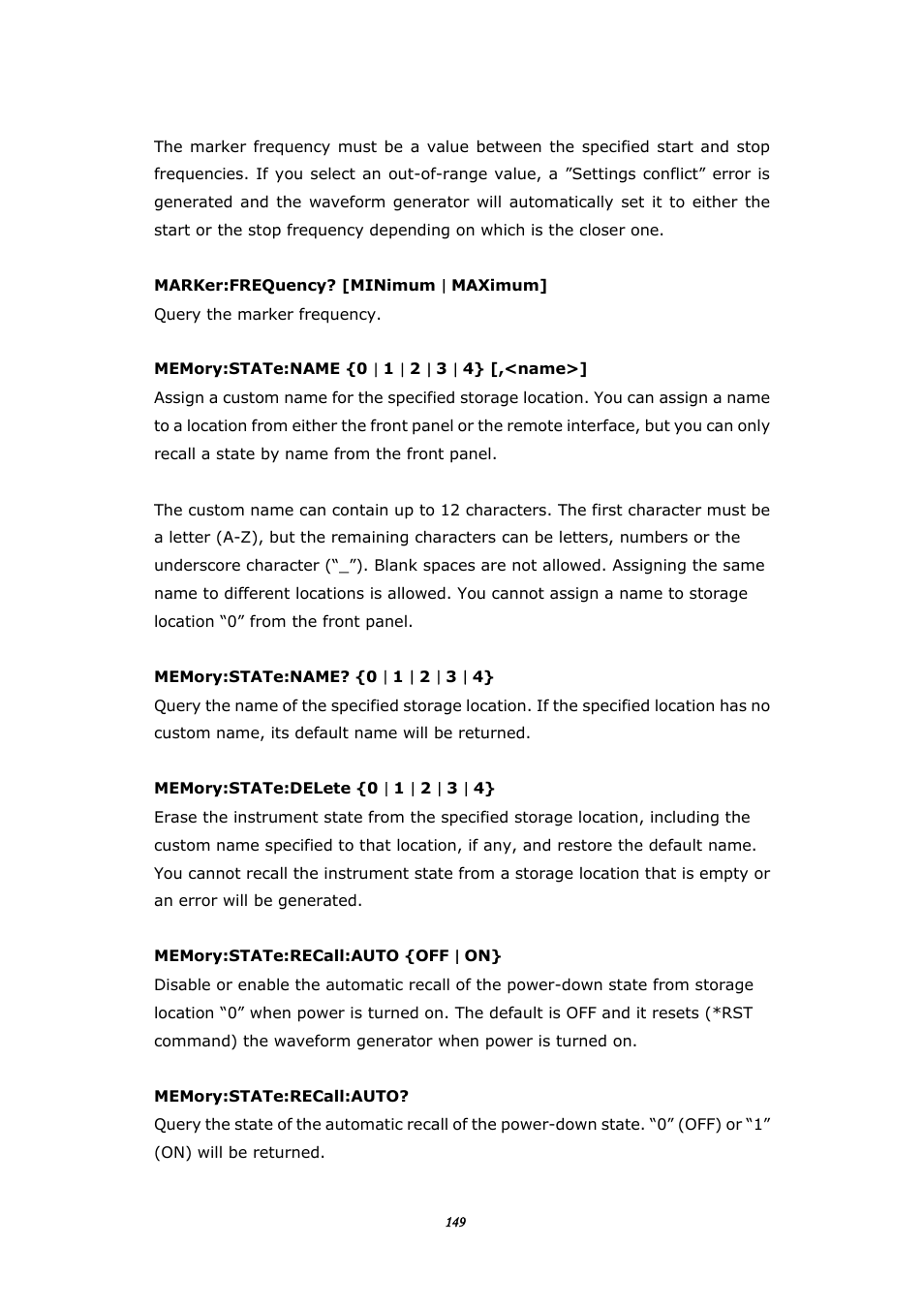 BNC 645 User Manual | Page 149 / 190