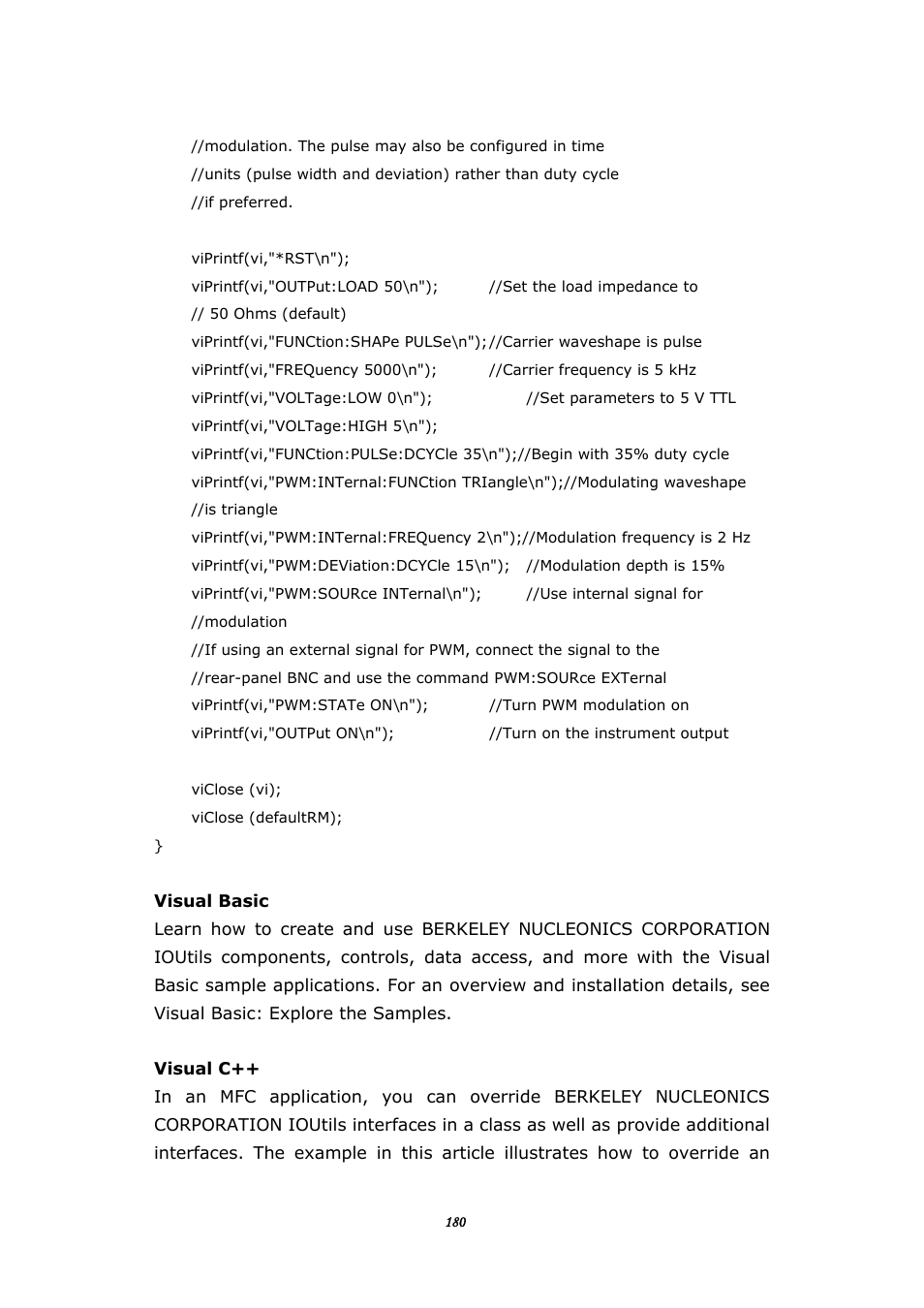 BNC 645 User Manual | Page 180 / 190