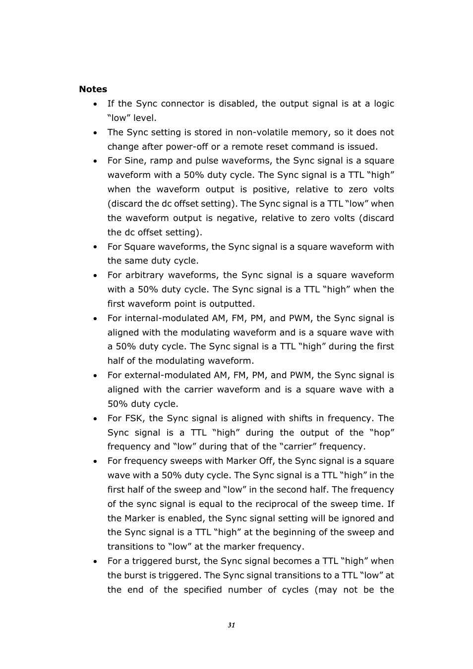 BNC 645 User Manual | Page 31 / 190