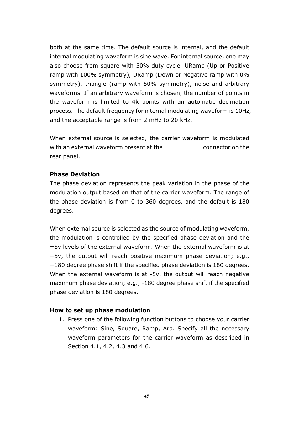 BNC 645 User Manual | Page 48 / 190