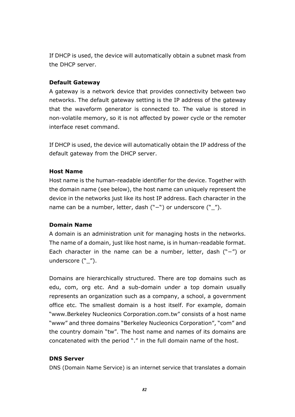 BNC 645 User Manual | Page 82 / 190