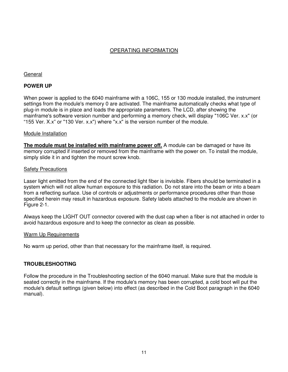 BNC 130 User Manual | Page 11 / 35