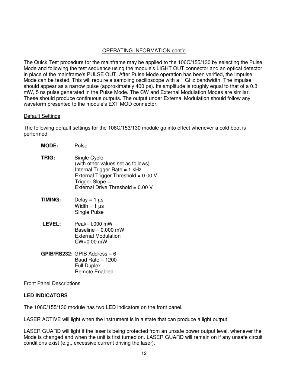 BNC 130 User Manual | Page 12 / 35