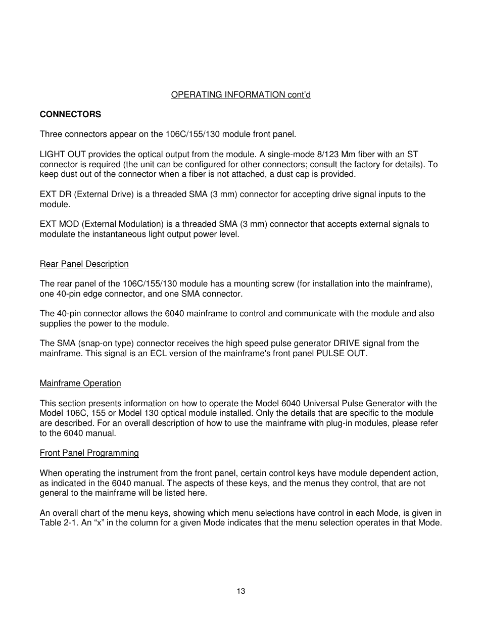 BNC 130 User Manual | Page 13 / 35
