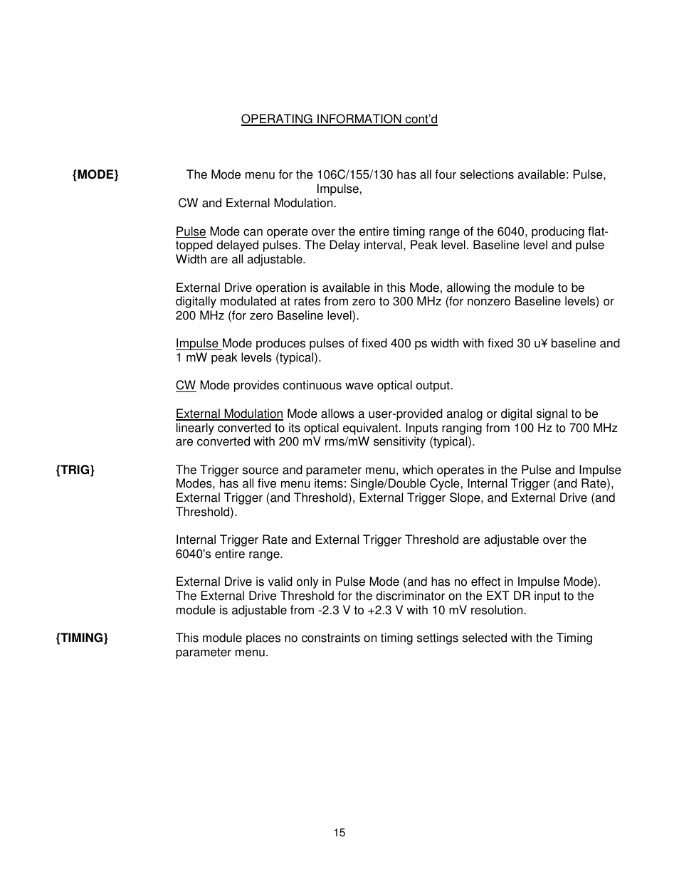 BNC 130 User Manual | Page 15 / 35