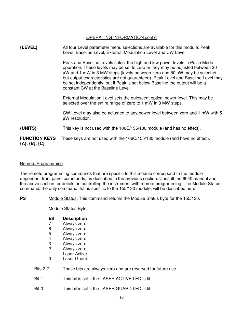 BNC 130 User Manual | Page 16 / 35