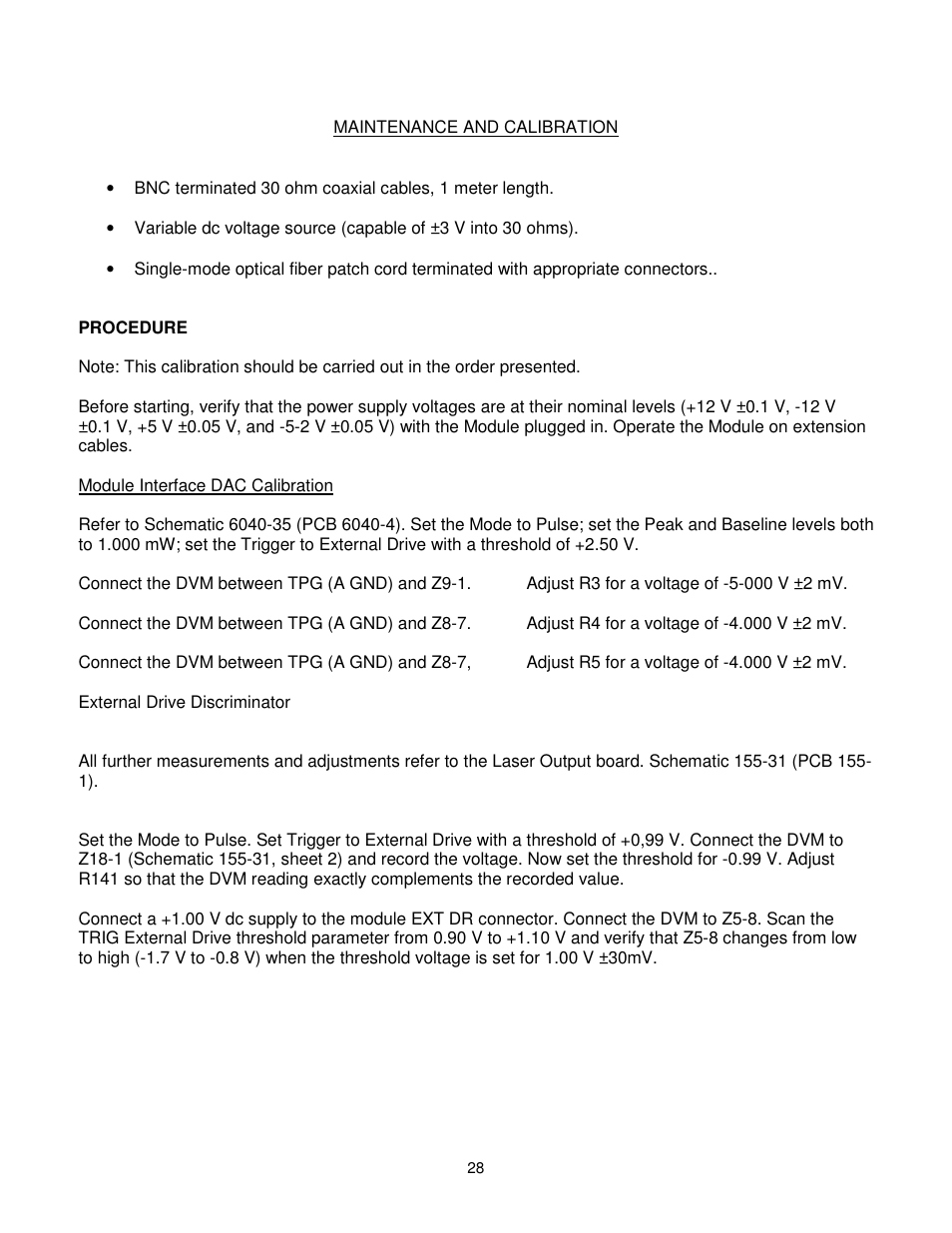 BNC 130 User Manual | Page 28 / 35
