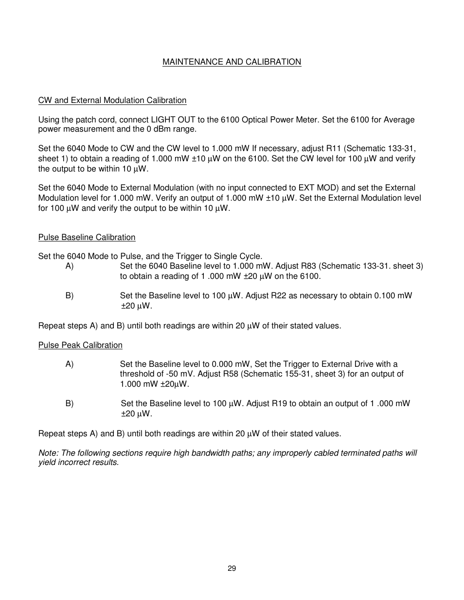 BNC 130 User Manual | Page 29 / 35