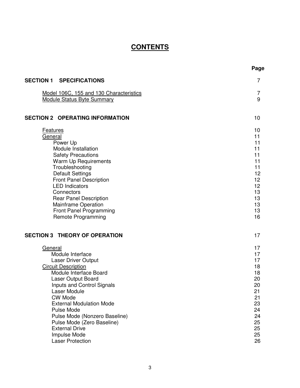 BNC 130 User Manual | Page 3 / 35