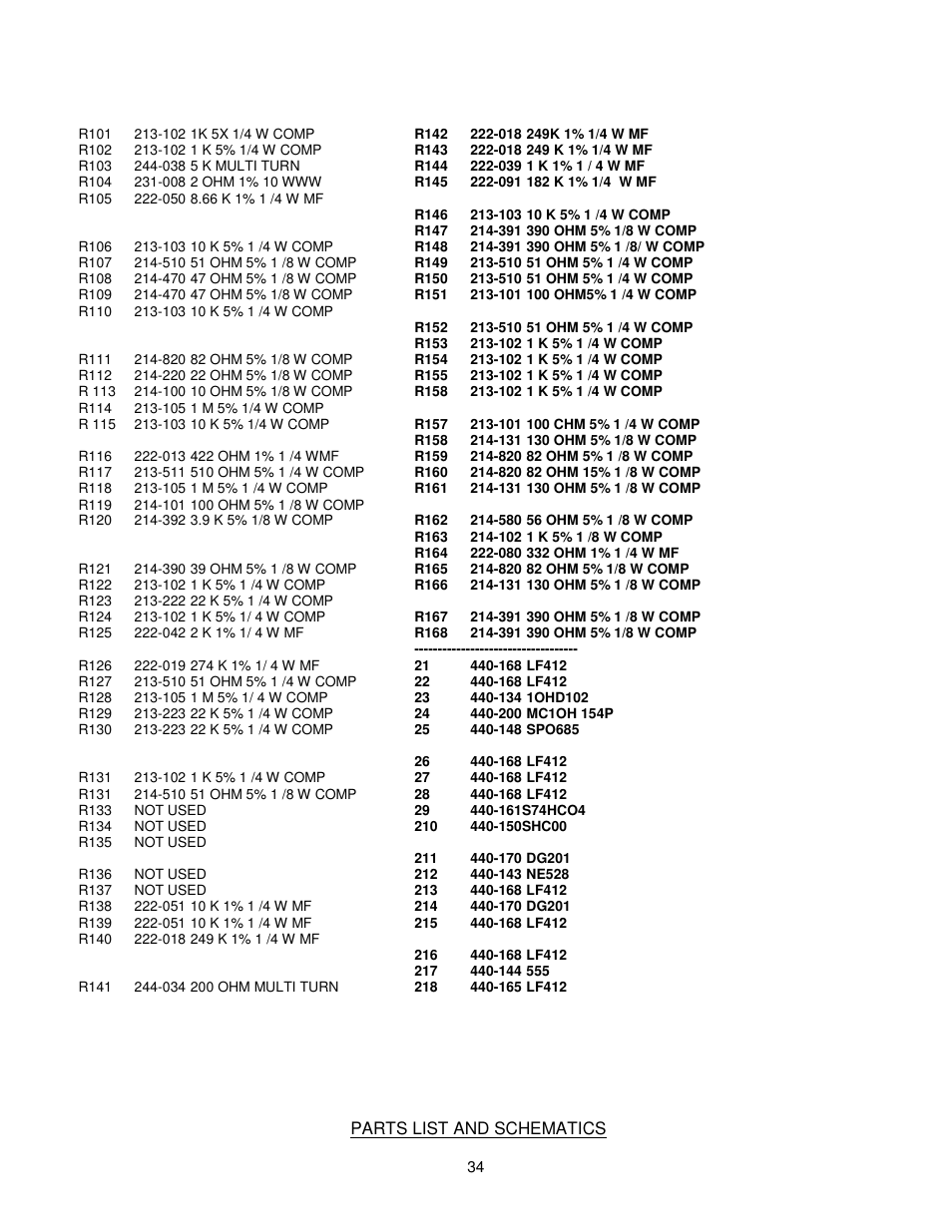 BNC 130 User Manual | Page 34 / 35