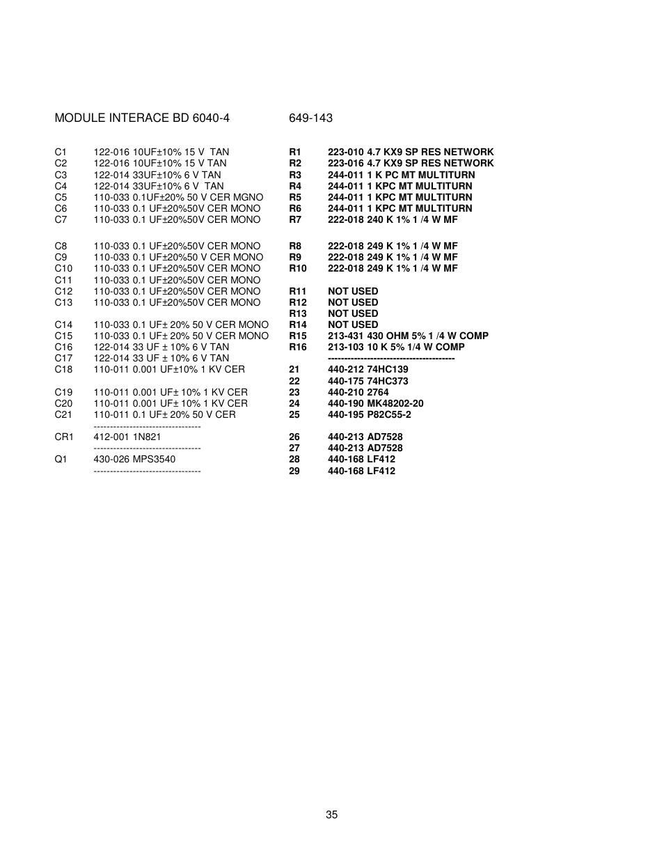BNC 130 User Manual | Page 35 / 35