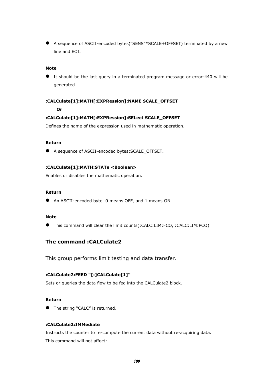 BNC 1105 Universal Counter User Manual | Page 109 / 197