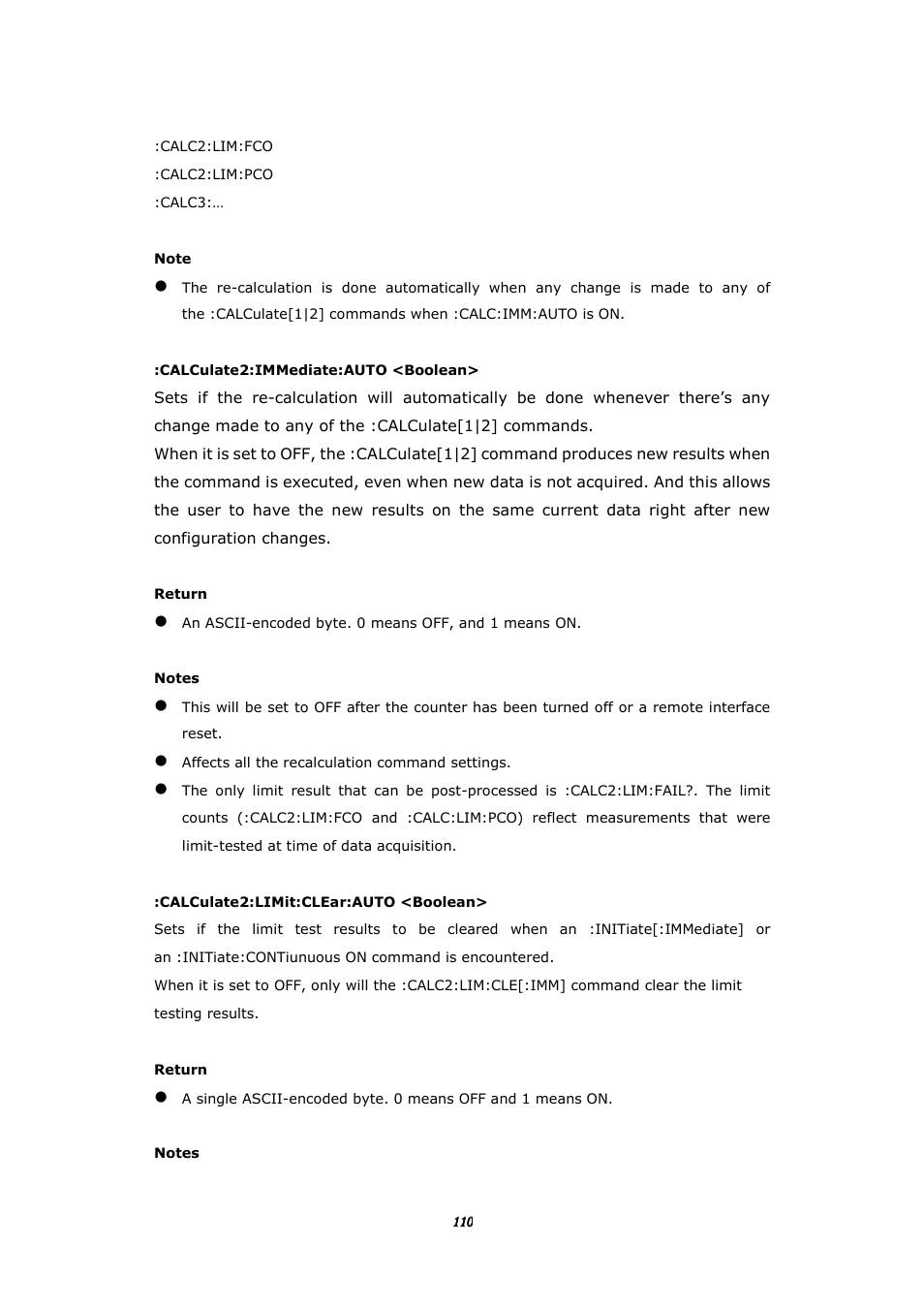 BNC 1105 Universal Counter User Manual | Page 110 / 197