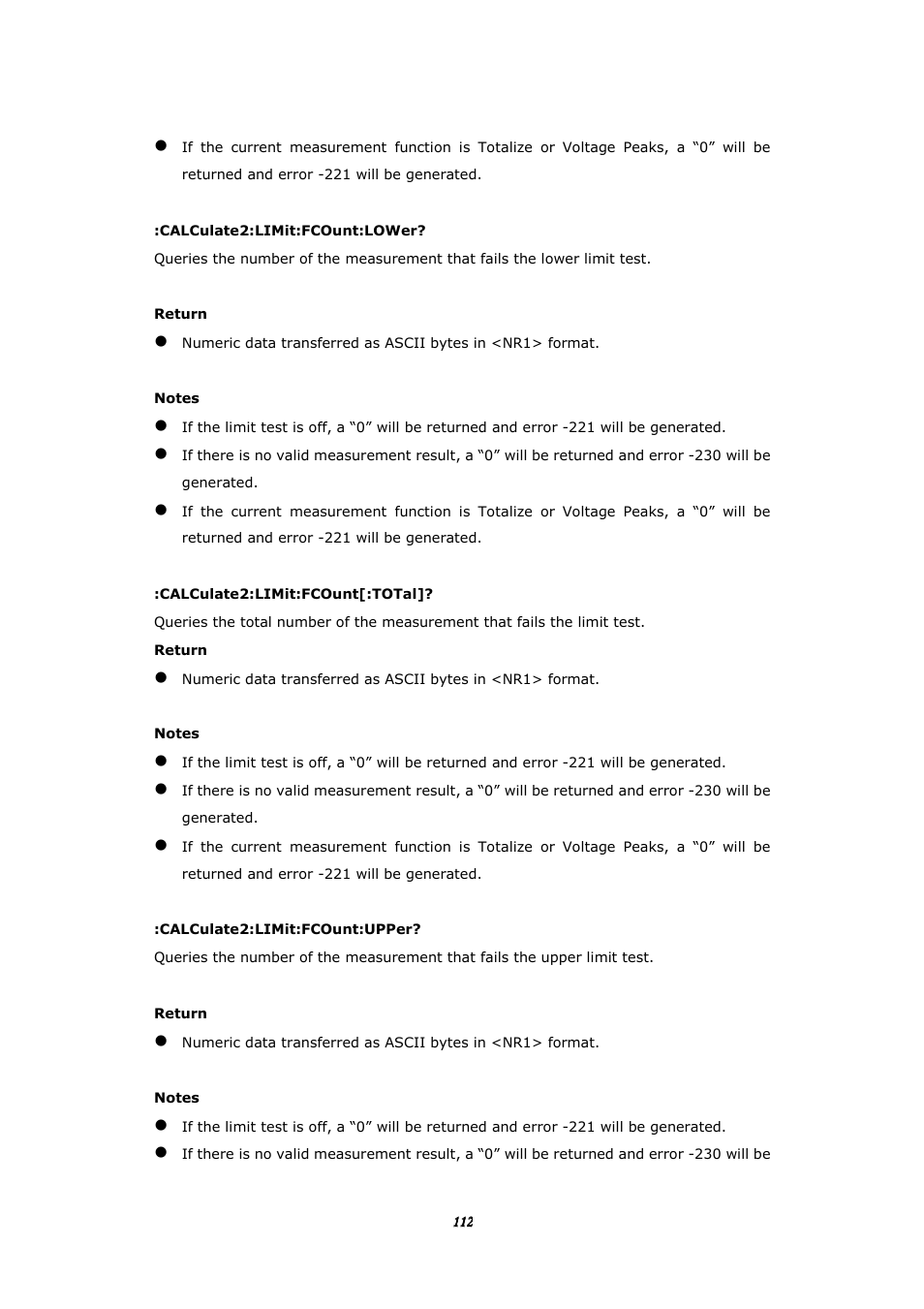 BNC 1105 Universal Counter User Manual | Page 112 / 197