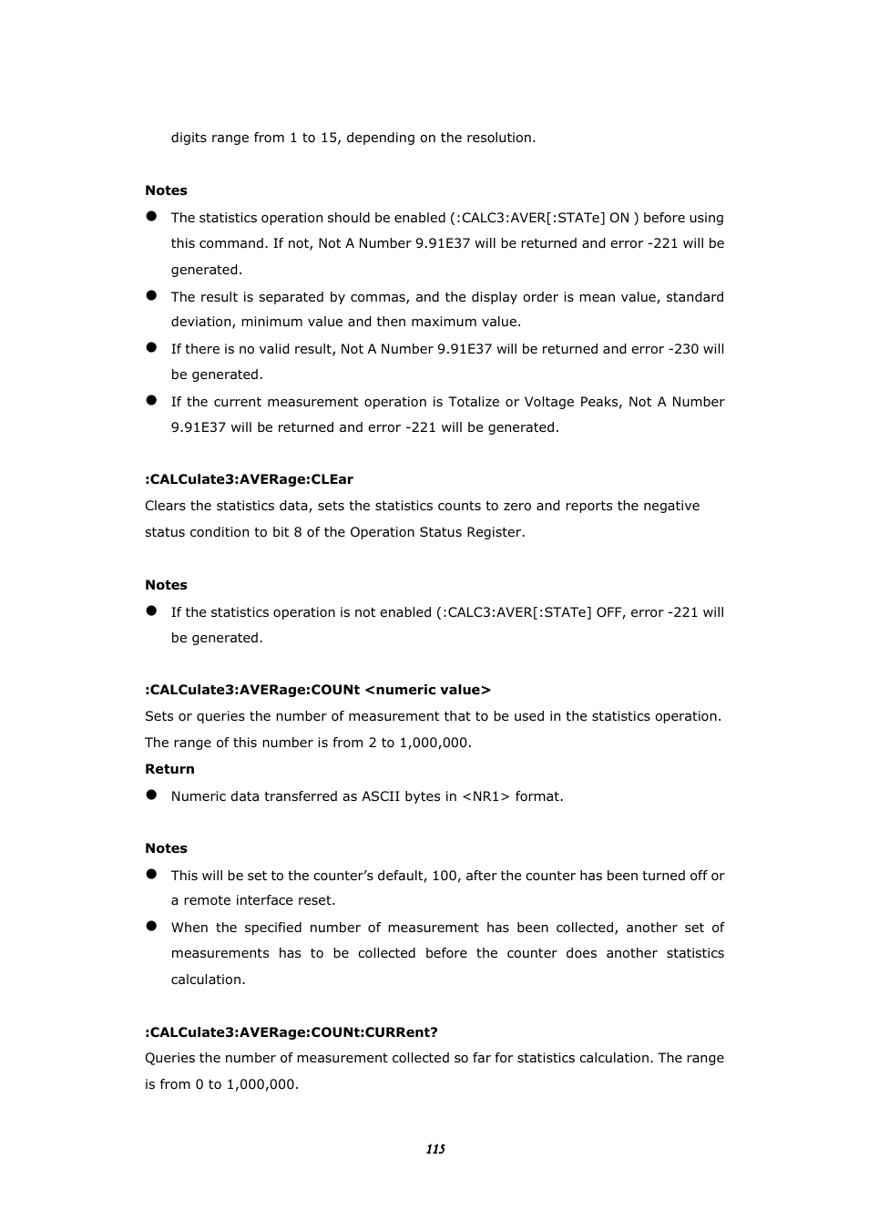 BNC 1105 Universal Counter User Manual | Page 115 / 197