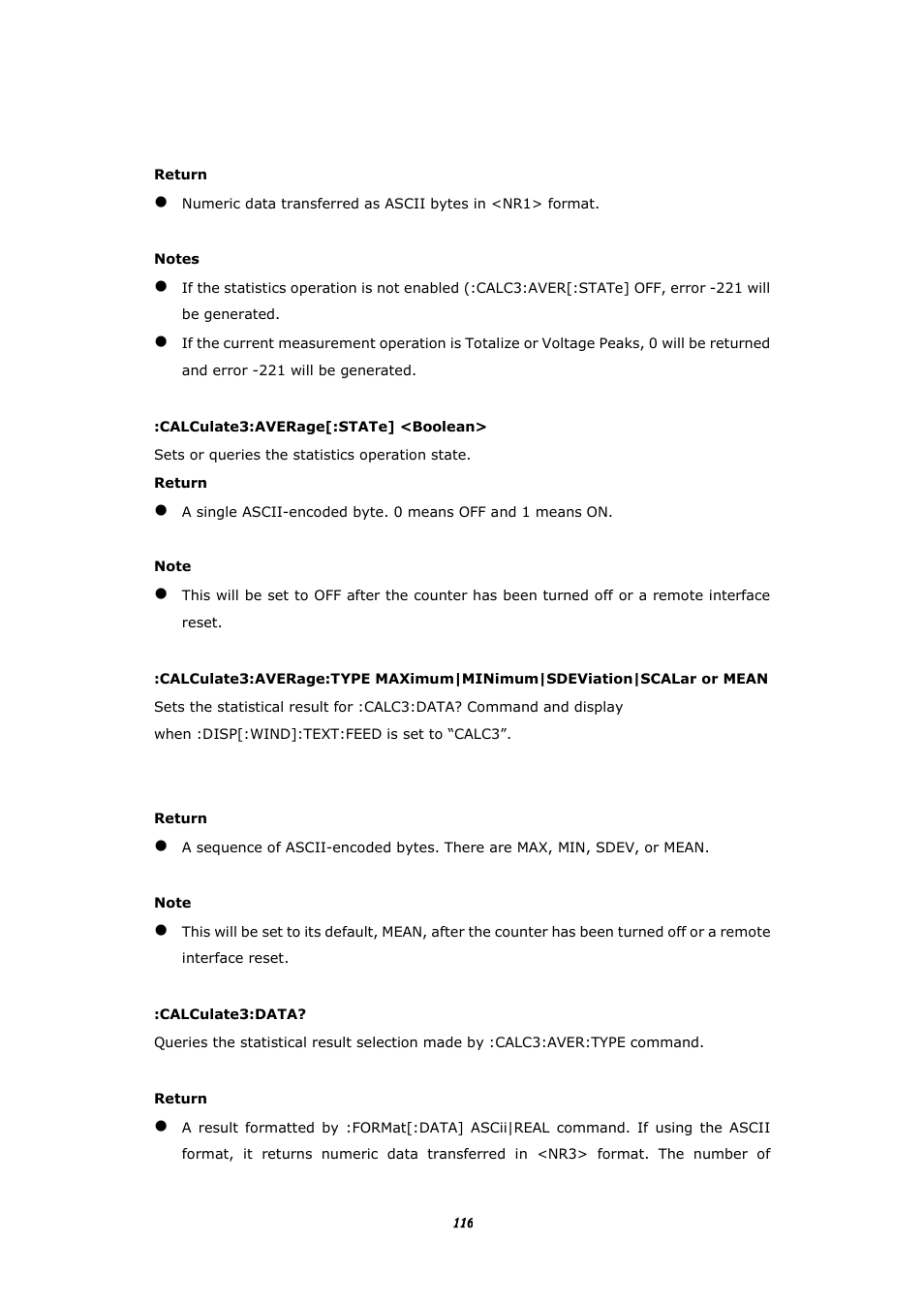 BNC 1105 Universal Counter User Manual | Page 116 / 197