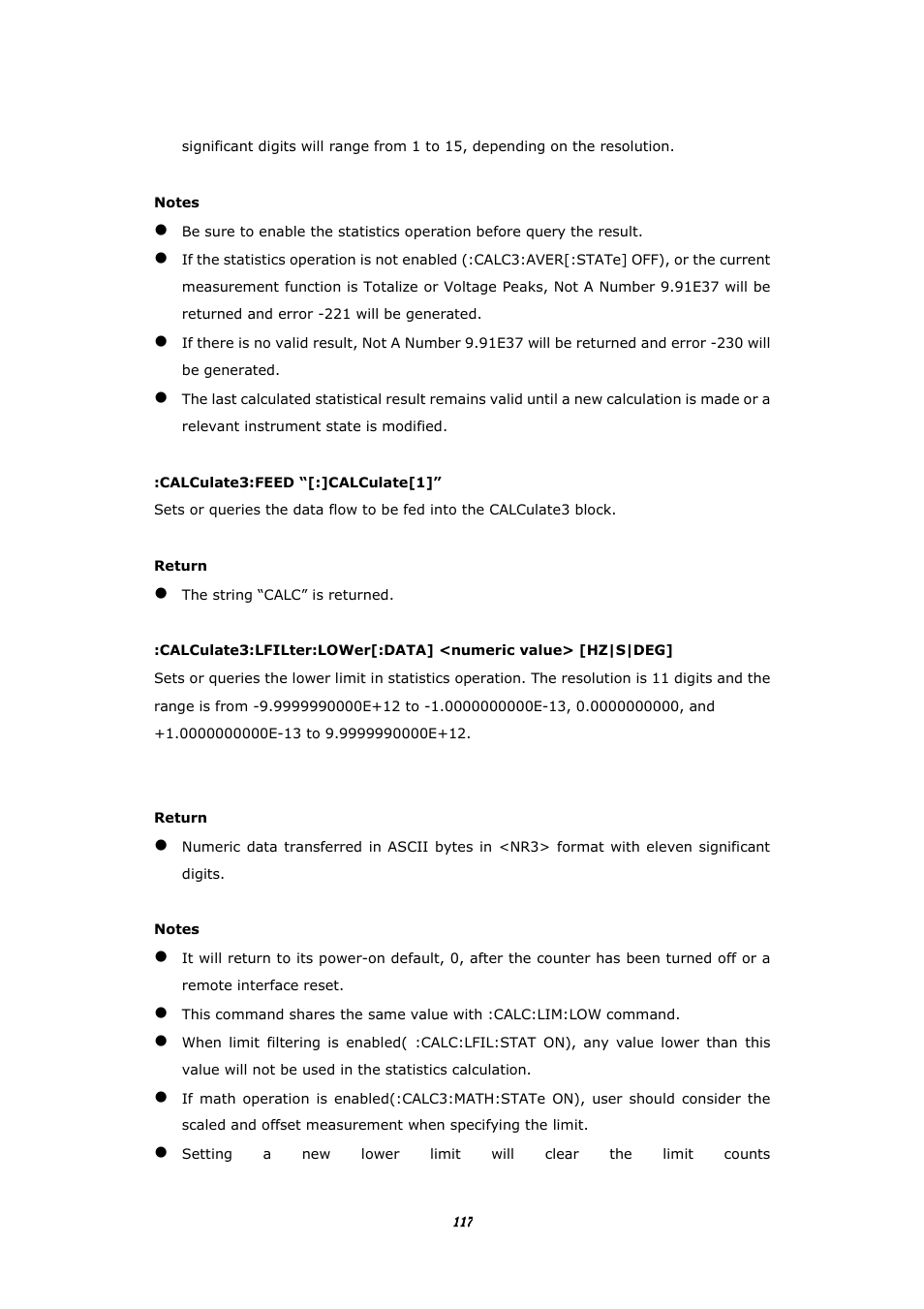 BNC 1105 Universal Counter User Manual | Page 117 / 197