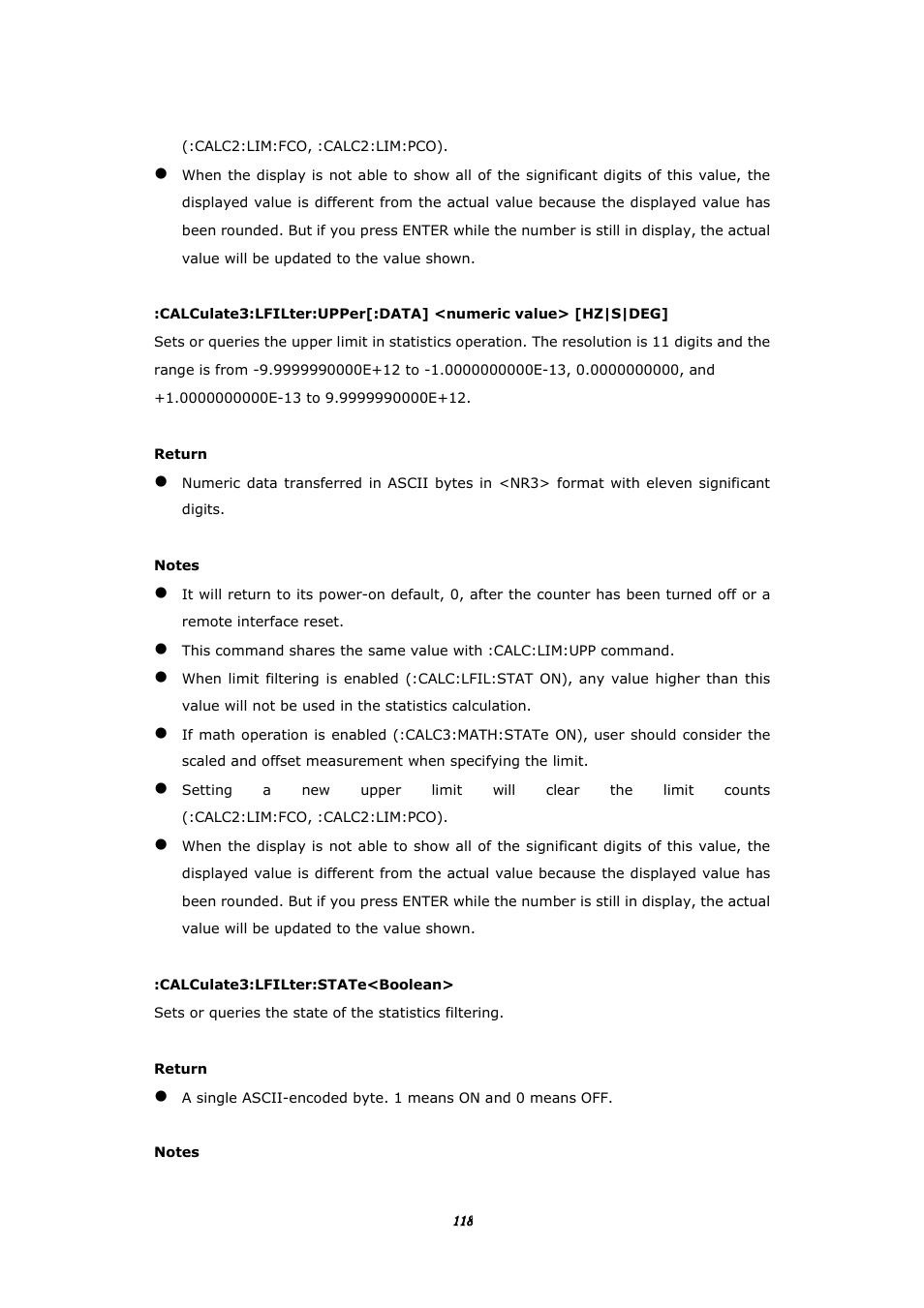 BNC 1105 Universal Counter User Manual | Page 118 / 197