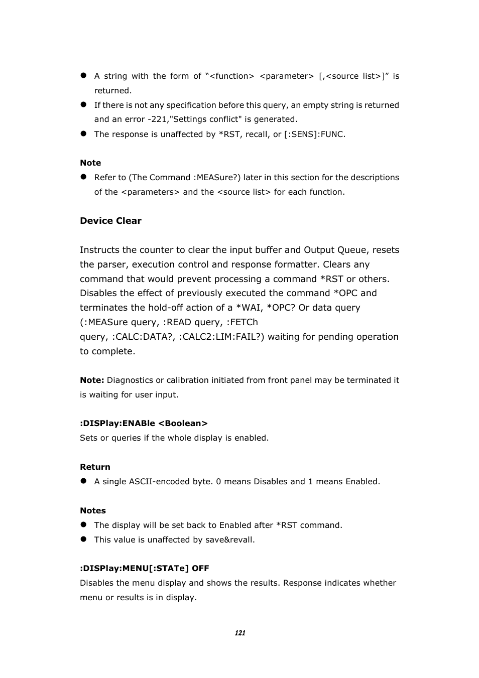 BNC 1105 Universal Counter User Manual | Page 121 / 197