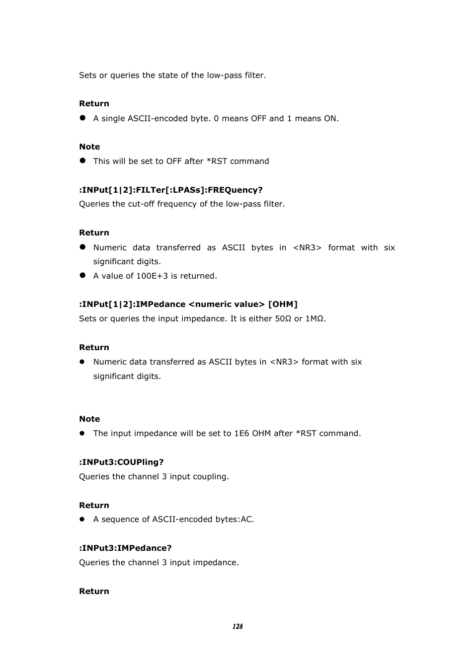 BNC 1105 Universal Counter User Manual | Page 128 / 197