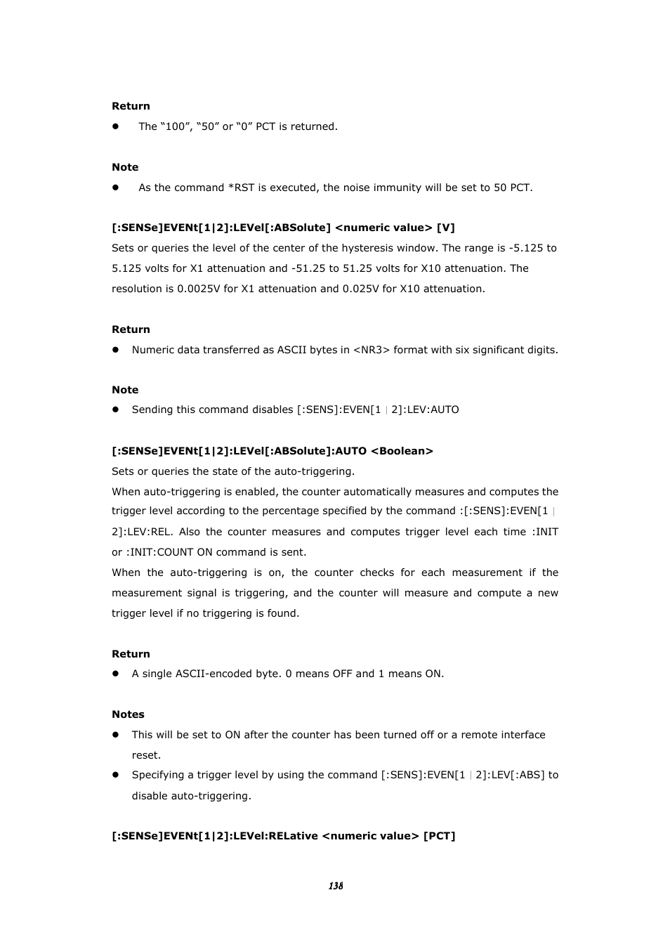 BNC 1105 Universal Counter User Manual | Page 138 / 197
