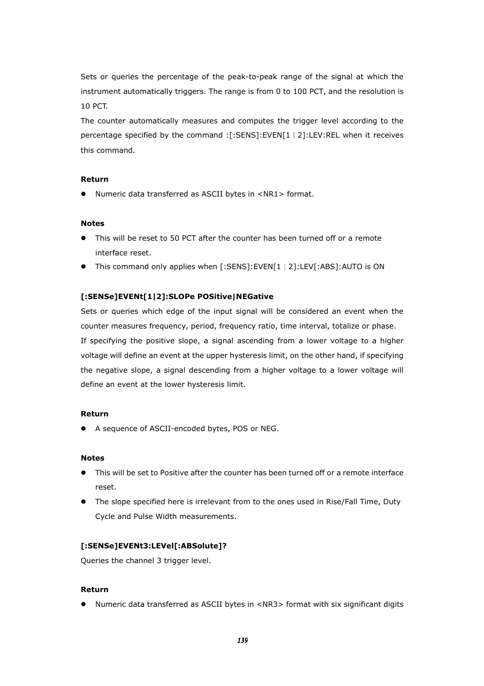 BNC 1105 Universal Counter User Manual | Page 139 / 197