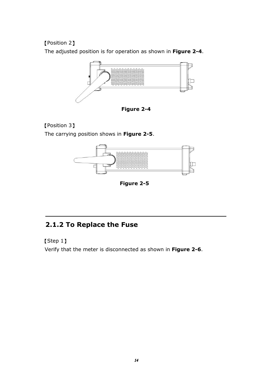 2 to replace the fuse | BNC 1105 Universal Counter User Manual | Page 14 / 197