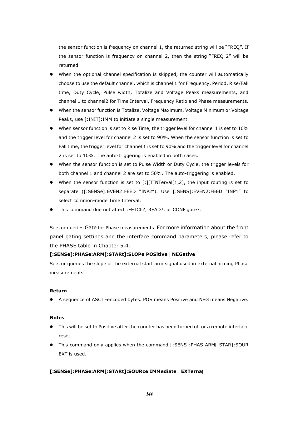 BNC 1105 Universal Counter User Manual | Page 144 / 197